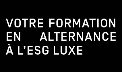 alternance à l'esg luxe